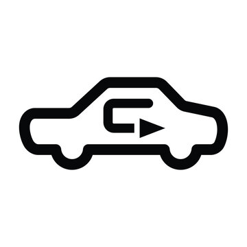 Air Recirculation Button Icon