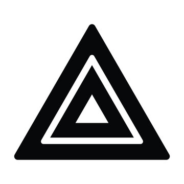 Hazard Warning Triangle Icon