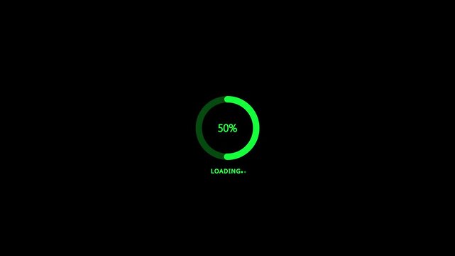 Animations and motion graphics Loading bar. Futuristic progress loading bar 0-100. Download, upload, loading process, prescient