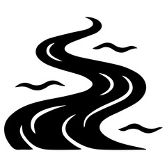 Fototapeta premium River Icon 
