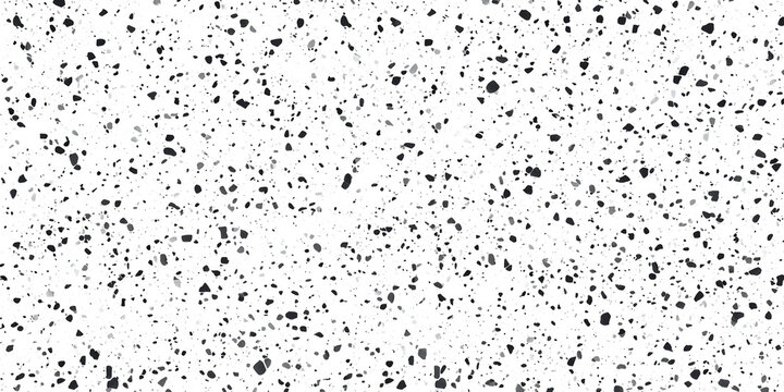 Surface of terrazzo floor texture abstract background , top view. white terrazzo pattern texture background. Terrazzo floor seamless pattern. Consist of marble, stone, concrete and polished smooth.