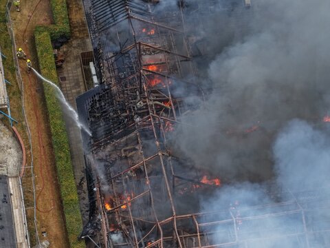 Malton Hospital Fire July 2026, captured with Dji Mavic 4 Pro, as used on BBcCYork, Newquests, ITV Local News, nand several local news outlets