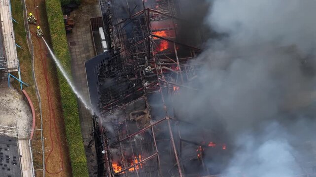 Malton Hospital Fire July 2026, captured with Dji Mavic 4 Pro, as used on BBcCYork, Newquests, ITV Local News, nand several local news outlets