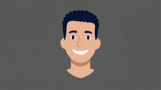 white man illustration switching to black skin color