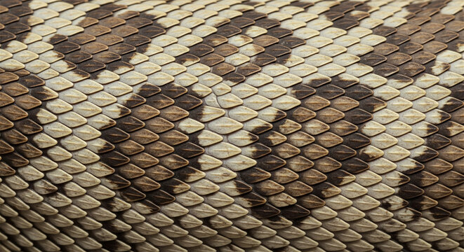Python snakeskin texture background, natural snake skin pattern, exotic leather material for fashion design