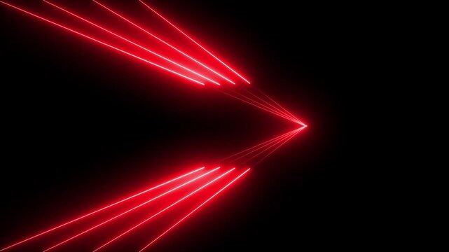 with neon lights match football isometric field video animation. Football championship match versus teams intro sport alpha black background,