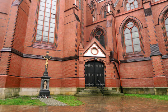 Gliwice, Poland. The Cathedral of Saints Peter and Paul (Polish: Katedra św. Apostoł&oacute;w Piotra i Pawła) is a Catholic cathedral. It is the seat of the Diocese of Gliwice.