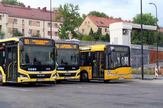 Gliwice, Poland. Gliwice's railway station (Polish: Centrum Przesiadkowe w Gliwicach)