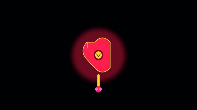 Minimalist steak animation for a lunar new year vegan banquet featuring stylized rotating red meat shapes with yellow icons glowing on a black studio environment