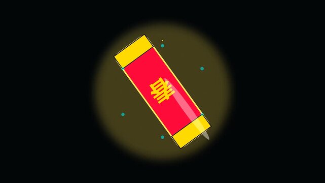 Minimalist firecrackers ignite with glowing light particles appearing during a festive lunar new year vegan banquet celebration showcasing floating symbols of luck and cultural prosperity