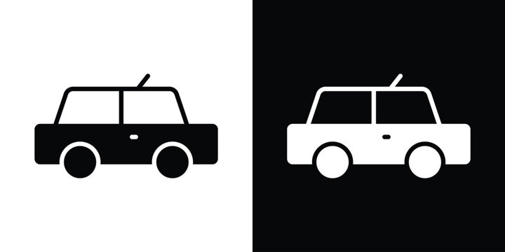 Compact car icon