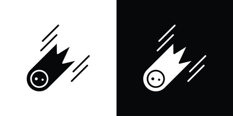 Comet icon simple graphics pack © John