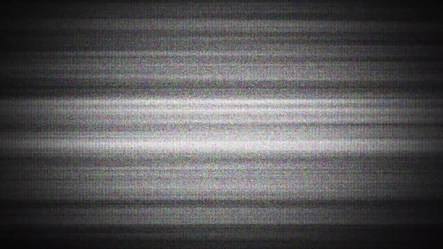 Realistic old tv static glitch,  Retro Analog Interference Loop, TV static glitch animation with analog signal distortion and noise texture 4k video