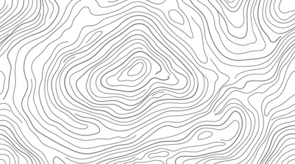 Fototapeta premium Seamless Topographic Map Contour Lines Pattern