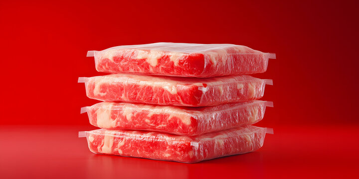 Cell cultured lab grown meat concept.