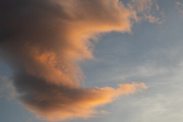 Fototapeta premium Dramatic Clouds at Sunset