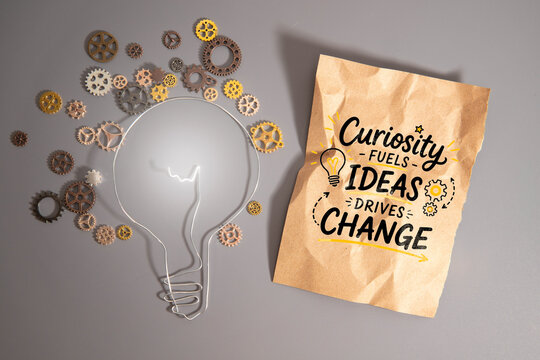 Turn Curiosity into Impact &ndash; Creative Thinking, Innovation and Problem Solving Concept