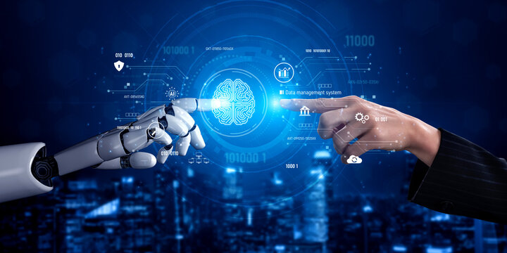 AI interacting with data management, data system, and data analysis processes for data-driven operations Vouch