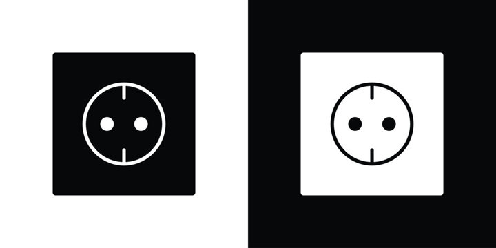 Socket icon minimal logo collection