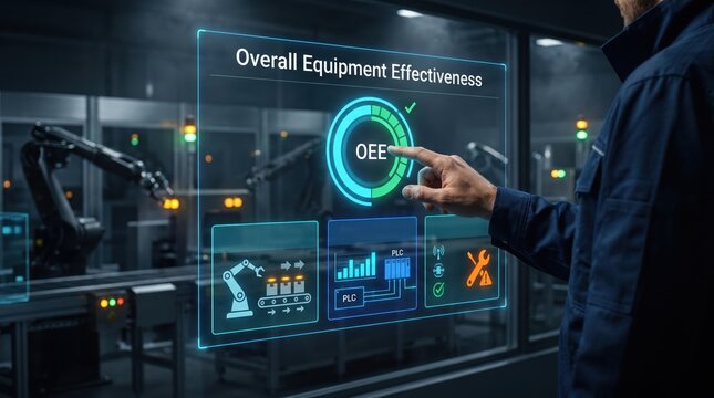 Industrial Automation - Overall Equipment Effectiveness Virtual Factory Interface