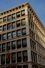 Fototapeta premium Historic cast-iron corner building in SoHo, Manhattan, New York City