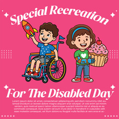Celebrating Special Recreation Day A Joyful Illustration of Inclusion and Fun for All Children