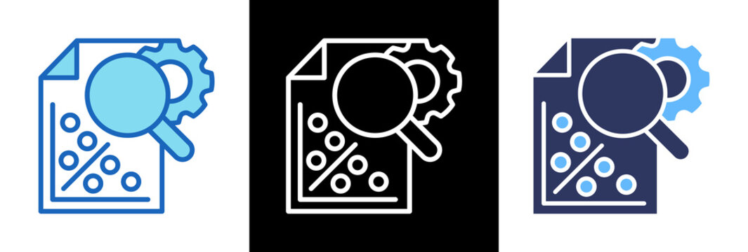 Data Correlation triplestyle icon