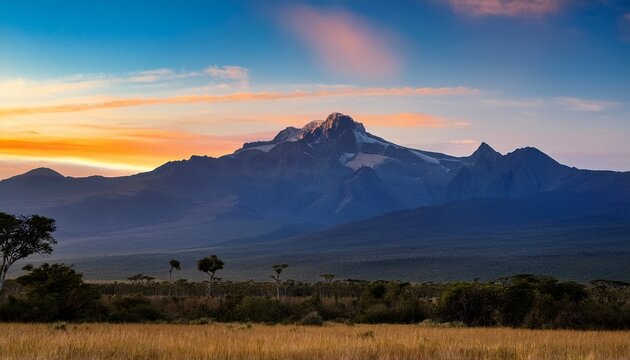 Mount Kenya Twilight