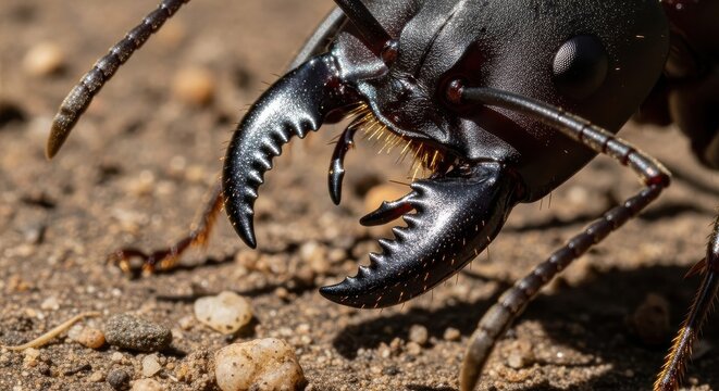 Giant Ant Mandibles on Forest Floor