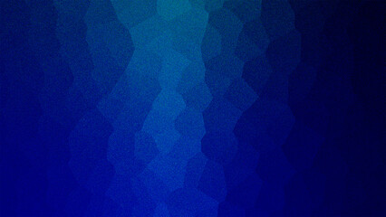 Fototapeta premium Abstract Blue Grainy Crystallized Mosaic Mosaic Geometric Background