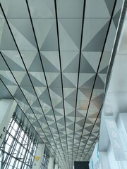 Fototapeta premium modern glass building in airport