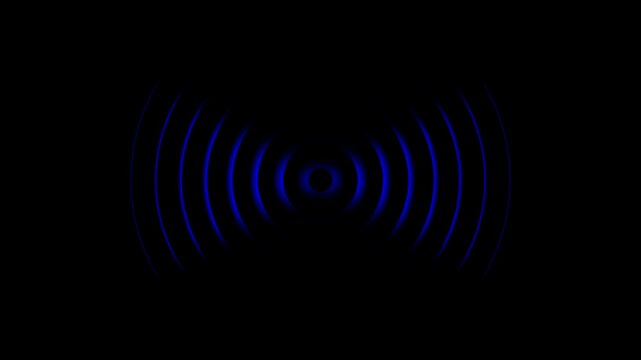 Radio waves waves background. network tower produced radio wave concept. Radio Waves in Circle Form, Radio wave signal animated background. Technology radio waves signal icon animation.