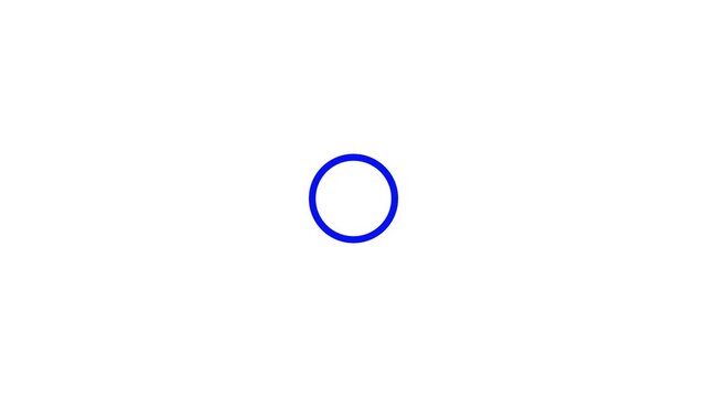 circular progress loading animation loop with dynamic spinner indicator.