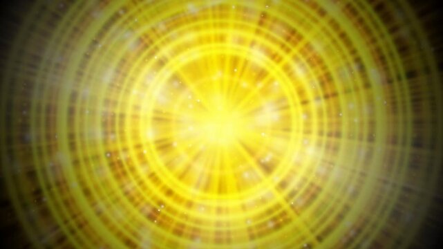 Celestial Golden Time Vortex Portal

: A central blinding sunburst of pure gold light serves as the heart of a swirling, abstract cosmic portal