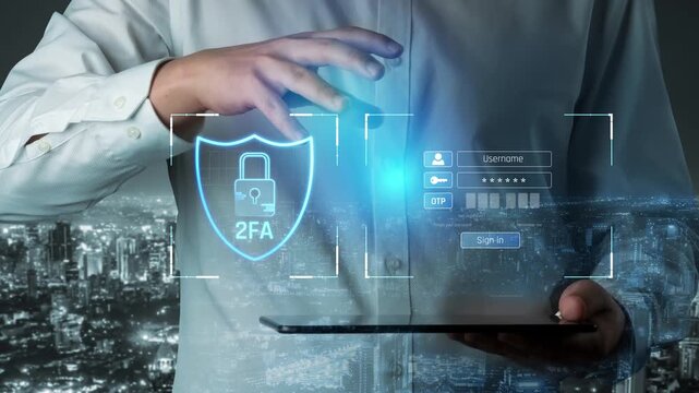 Two-factor authentication strengthens login system security. Adds protection, two-factor authentication increases privacy, and two-factor authentication prevents access breaches. Marrow