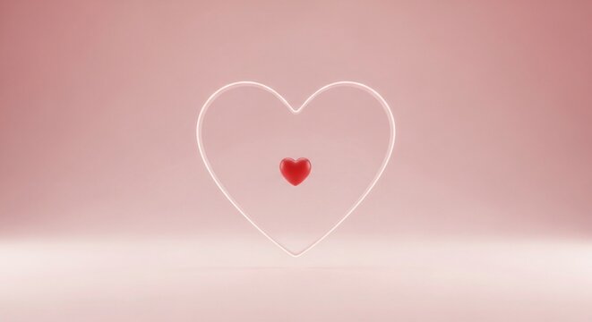 Echoes of Affection: A Heart Within a Heart's Embrace