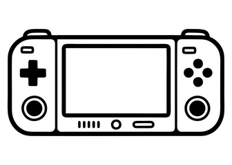 Portable Game Console Handheld Device Icon © Kuldi