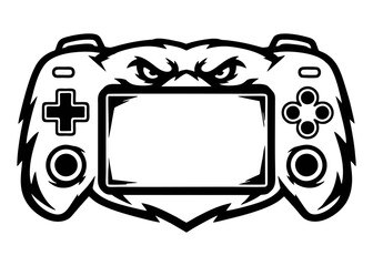 Portable Game Console Handheld Device Icon © Kuldi