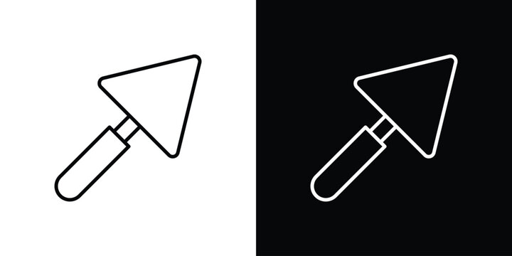 Trowel icon simple illustrations collection