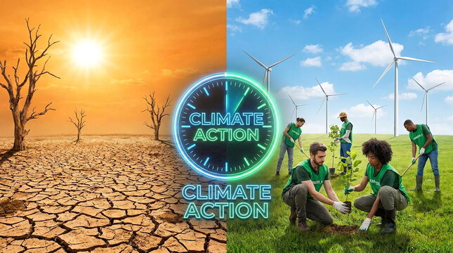 Comparison of drought landscape and tree planting activity.