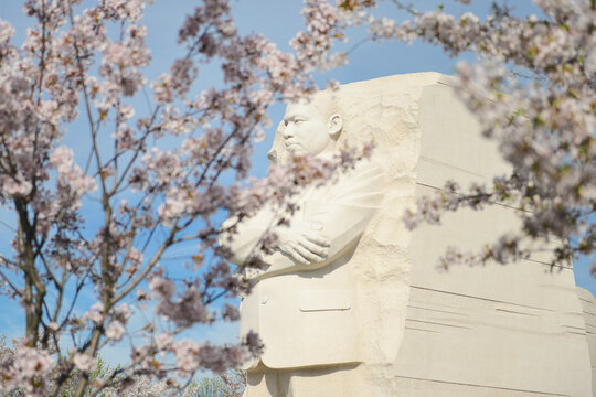 WASHINGTON DC - APR 13 2014: The Martin Luther King Jr Memorial in Washington DC on April 13, 2014. The memorial opened to the public on August 22, 2011. 