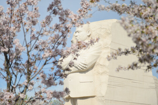 WASHINGTON DC - APR 13 2014: The Martin Luther King Jr Memorial in Washington DC on April 13, 2014. The memorial opened to the public on August 22, 2011. 