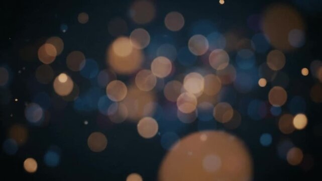 Abstract Bokeh Lights with Soft Glowing Effect