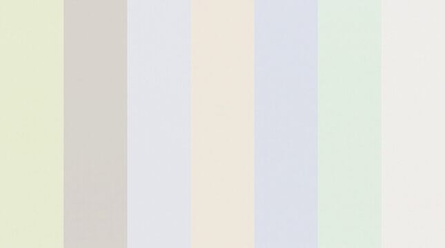Seven pale color bands, invisible toxic gases, chemical safety palette  
