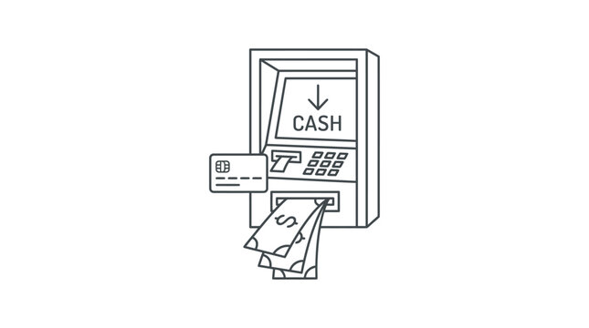 Digital payment technology concept featuring mobile device card reader cash and contactless payment symbols for secure transactions