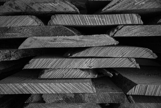 Close-up of rough weathered wooden planks background.