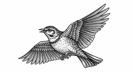 Obraz premium Whispers of Feathered Flight