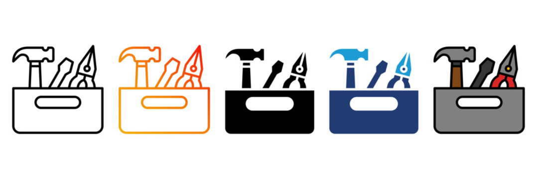 Tool box, equipment, contruction and tools, home repair.