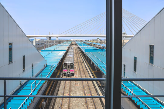 April 26 2026 Aomori Station Platforms And Bay Bridge