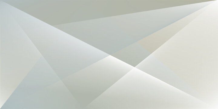 Light abstract geometric background. Smooth gradient layers. Soft neutral grey beige tones. Elegant minimal composition for corporate presentations, business templates, professional digital design
